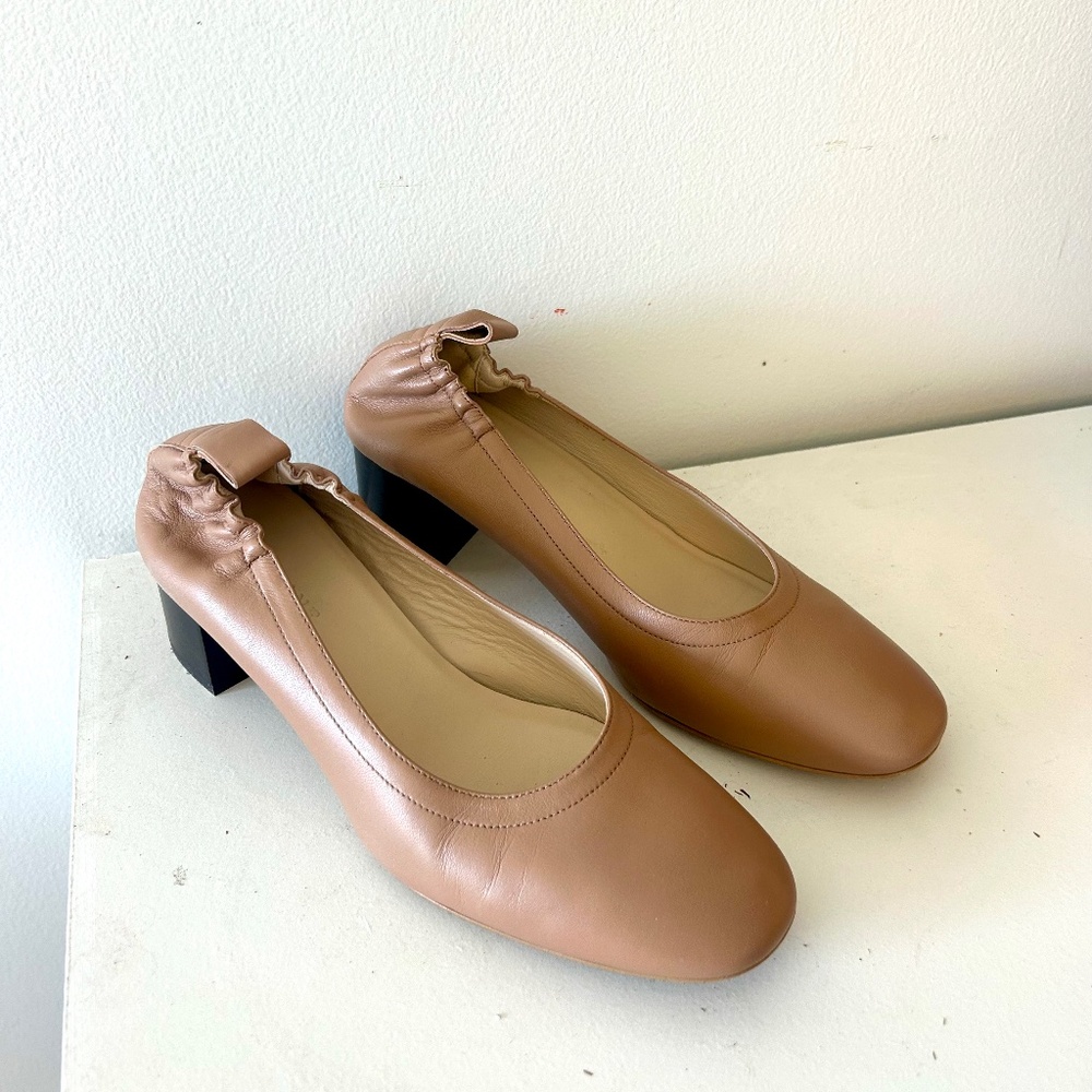Everlane Day Heel Blush Pink/Taupe/Tan, Size 7